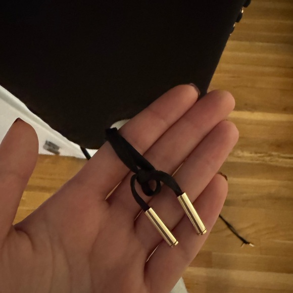 House of CB Angelina Black Satin Lace Up Corset Dress - Picture 16 of 16